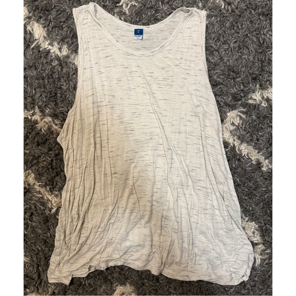 Old Navy Cream Heather Tank Top